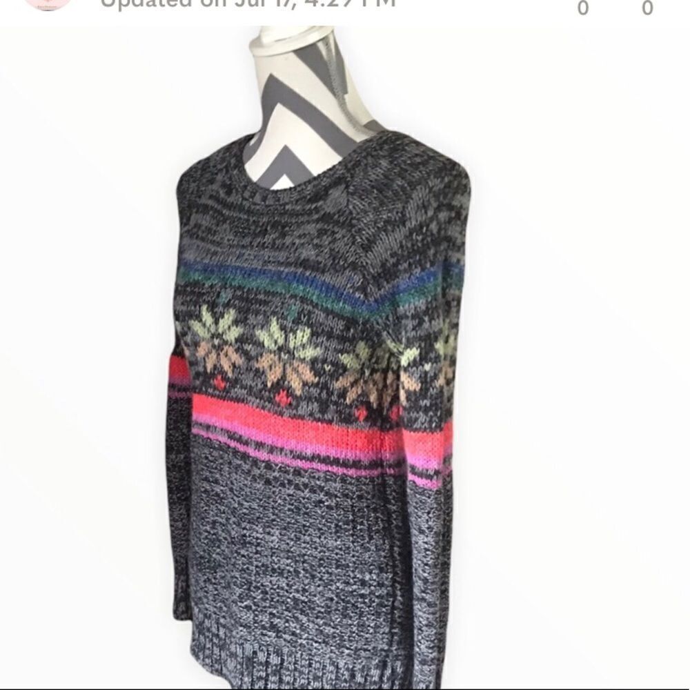 American Eagle XS Multicolored Jegging Sweater